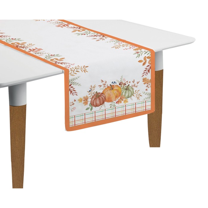 Set 2 Runner Decorazione Zucche