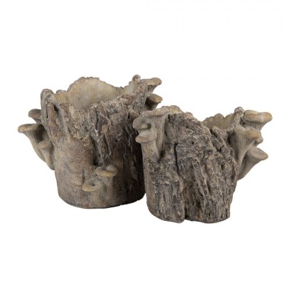 Fioriera Tronco con Funghi piccolo