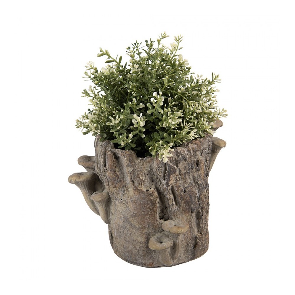 Fioriera Tronco con Funghi Grande