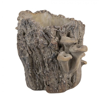 Fioriera Tronco con Funghi Grande