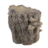Fioriera Tronco con Funghi Grande