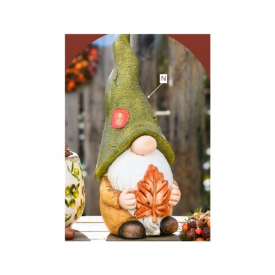 Gnomo con foglia