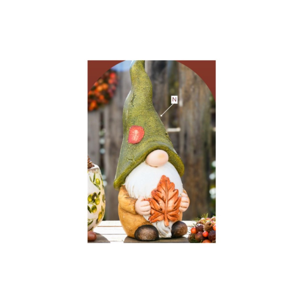 Gnomo con foglia