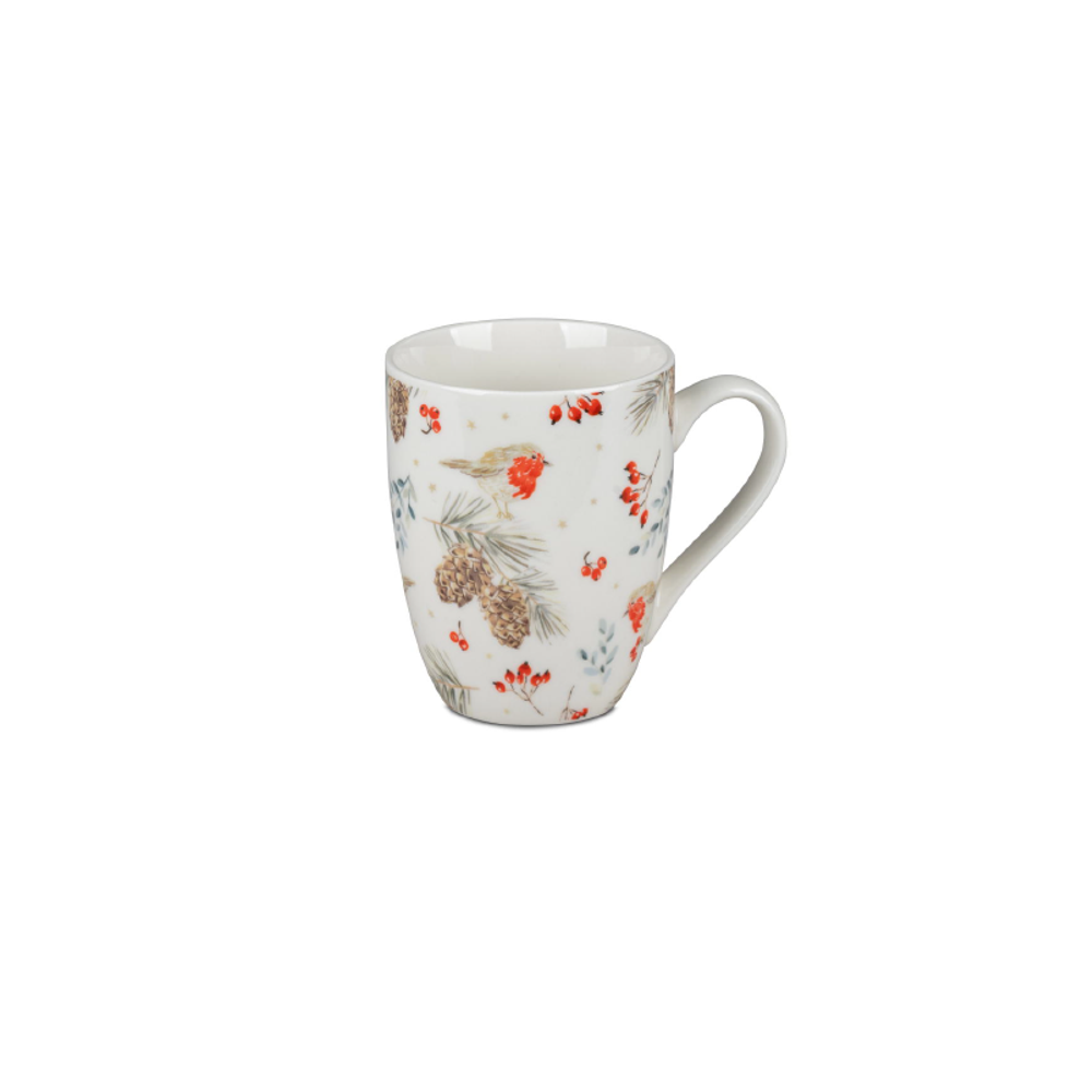 Tazza Invernale pettirosso