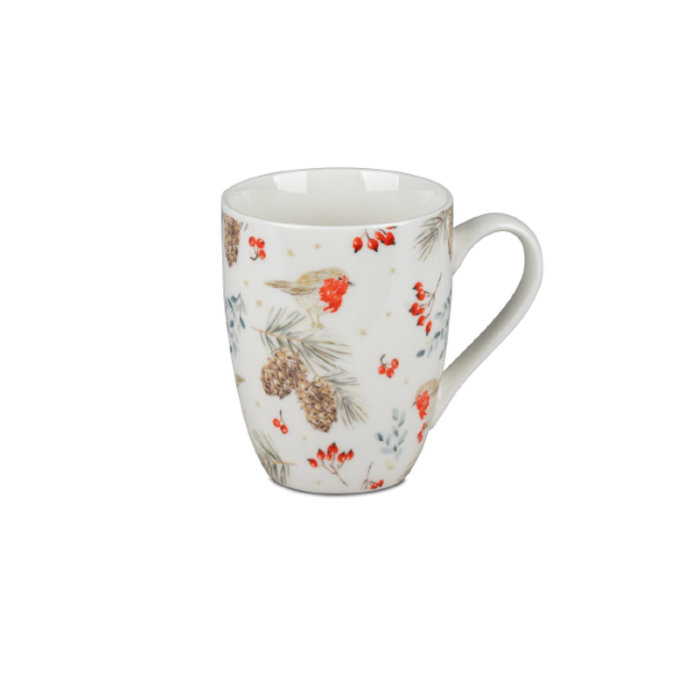 Tazza Invernale pettirosso